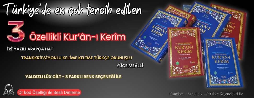 3 özellikli kuranı kerim